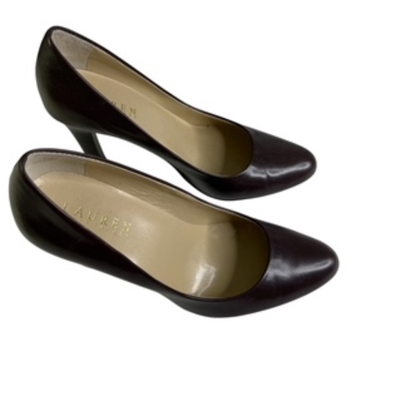 Lauren Ralph Lauren Sabrina 3.5" Heel Brown Pumps Size 7.5B - Picture 6 of 12